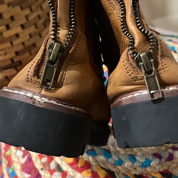 Madewell The Citywalk Tan Leather Women's Boots - Picture 6 of 12